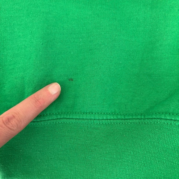Lonely Ghost Green it’s cool to care crew neck pullover sweatshirt size medium - Picture 12 of 12